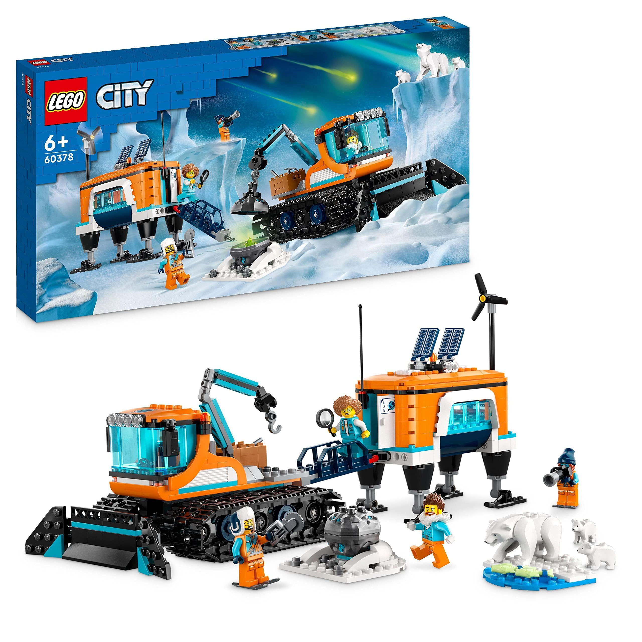 LEGO City Arctic Snow Plow (60378) - Mobile Laboratory 6 Years