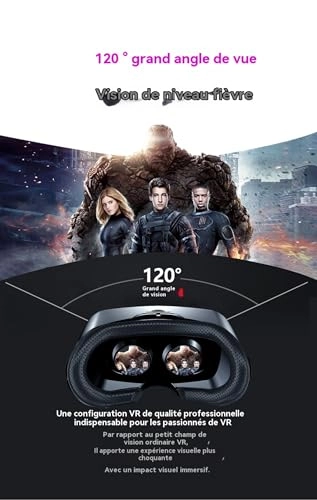 VR Glasses - 120 Degrees Black