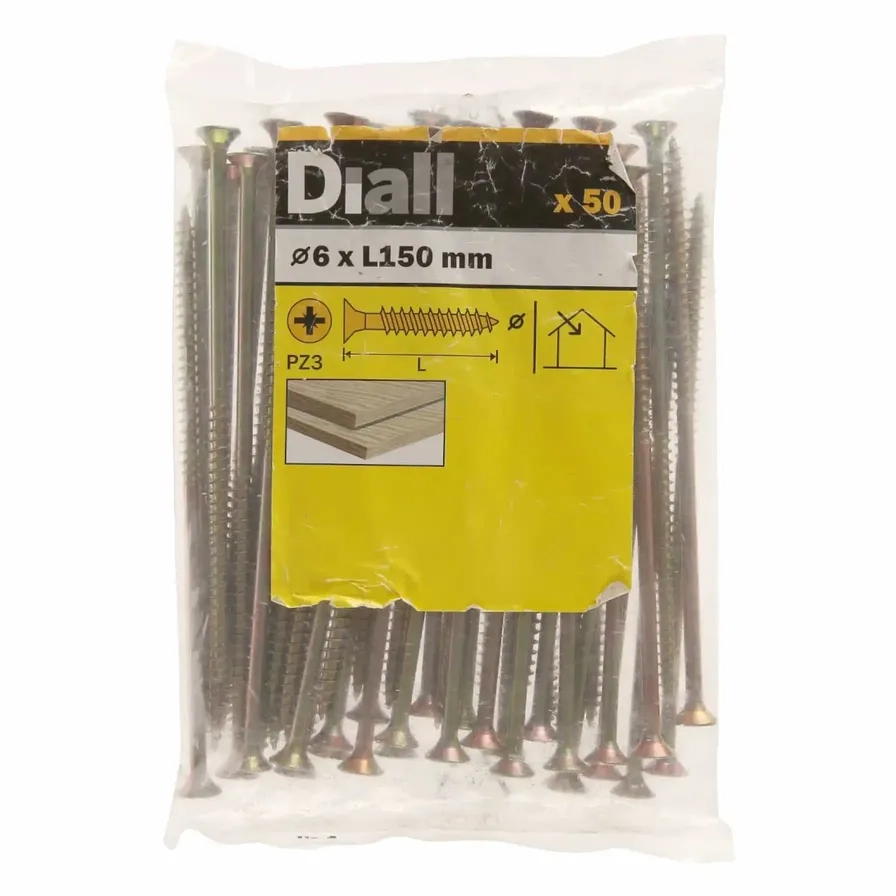Diall Wood Screw - 150 millimeter