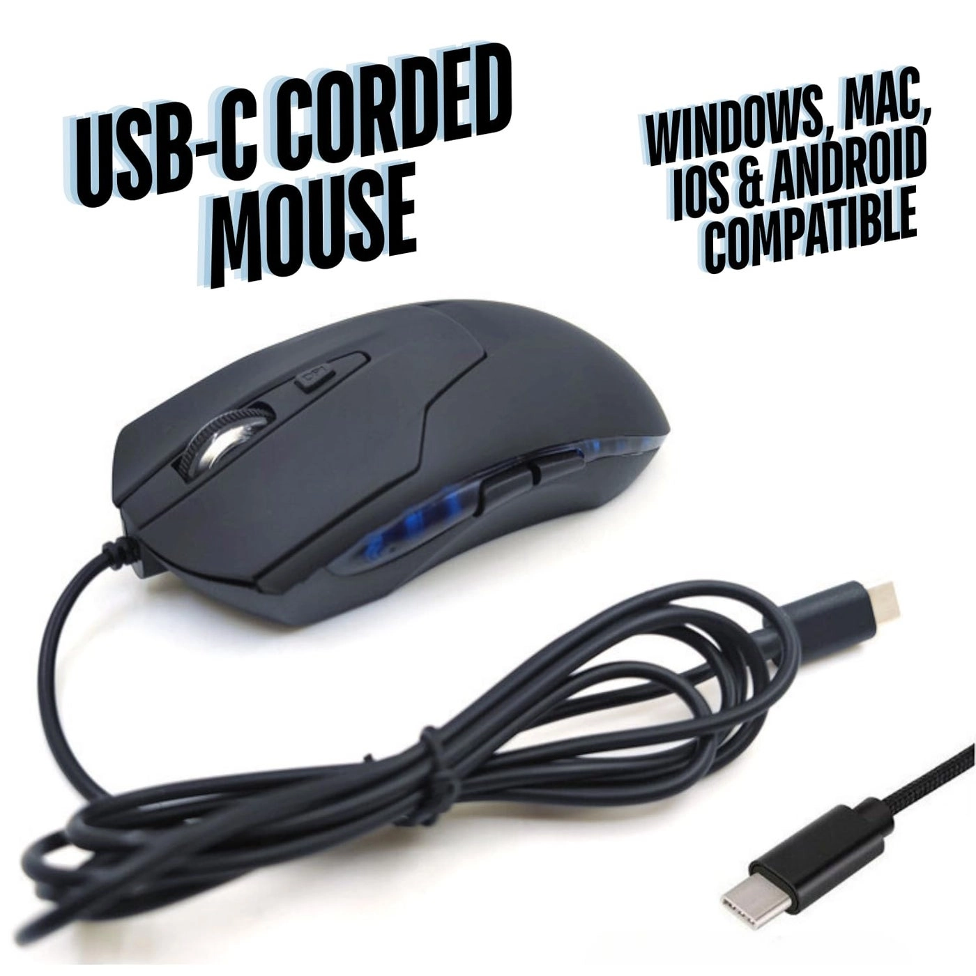 Wired USB C Mouse - USB