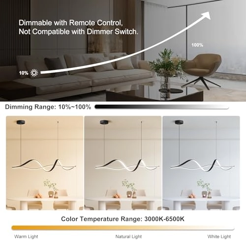 Wave - 3000K 6000K Dimmable