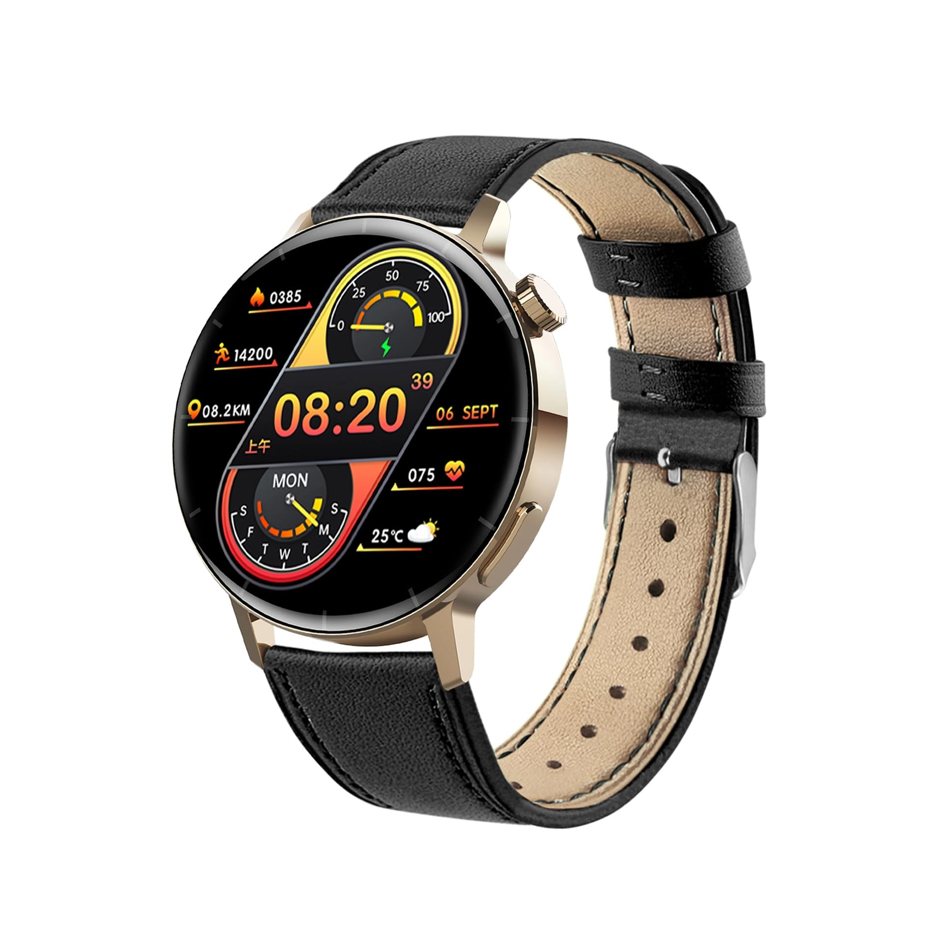 blood Glucose Smart Watch - 1.35 Inches Large