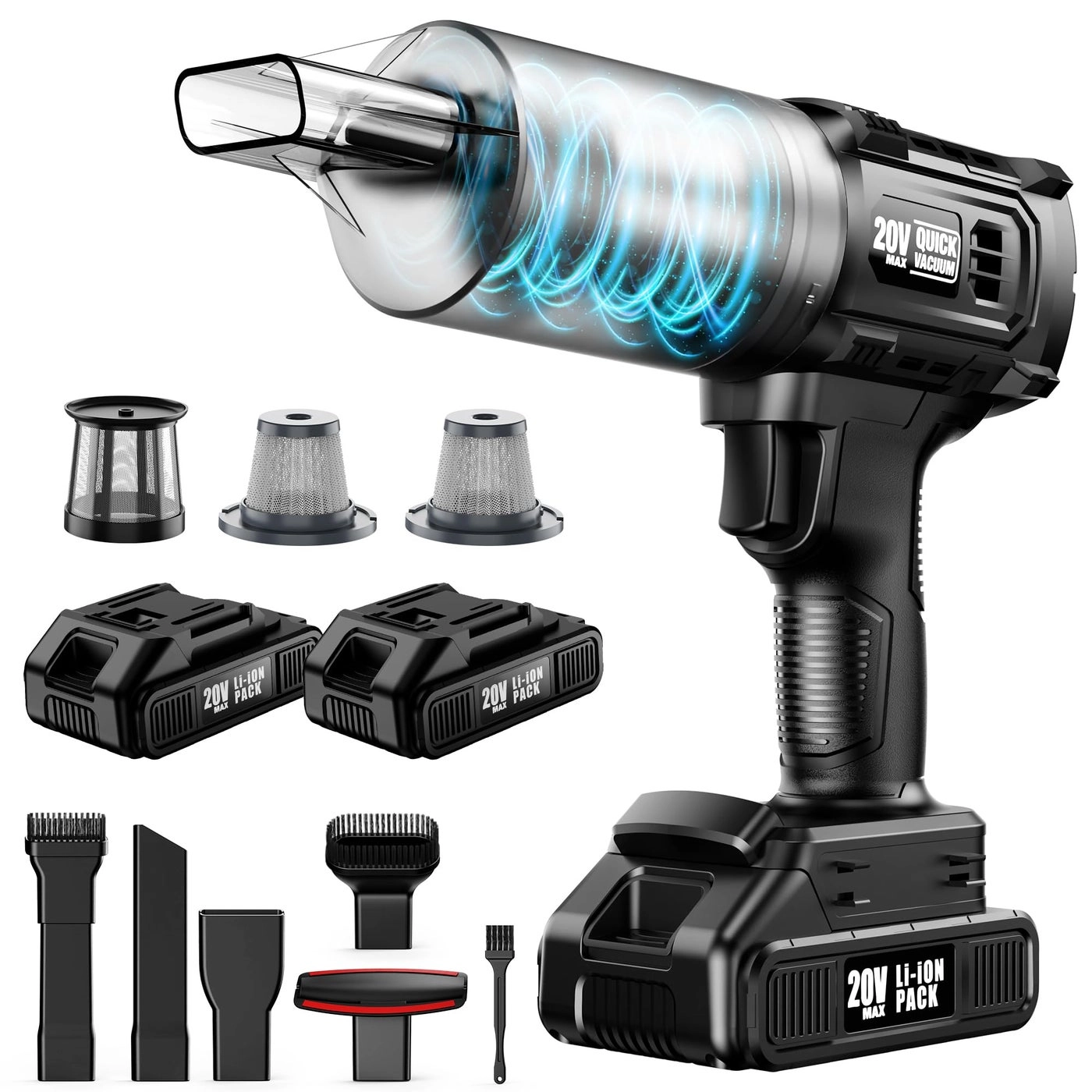 ONAVOT Handheld Vacuum Cleaner - Cordless 35000PA HEPA Filter