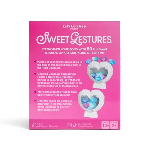 Sweet Gestures - Couples Game 50 Love Tokens
