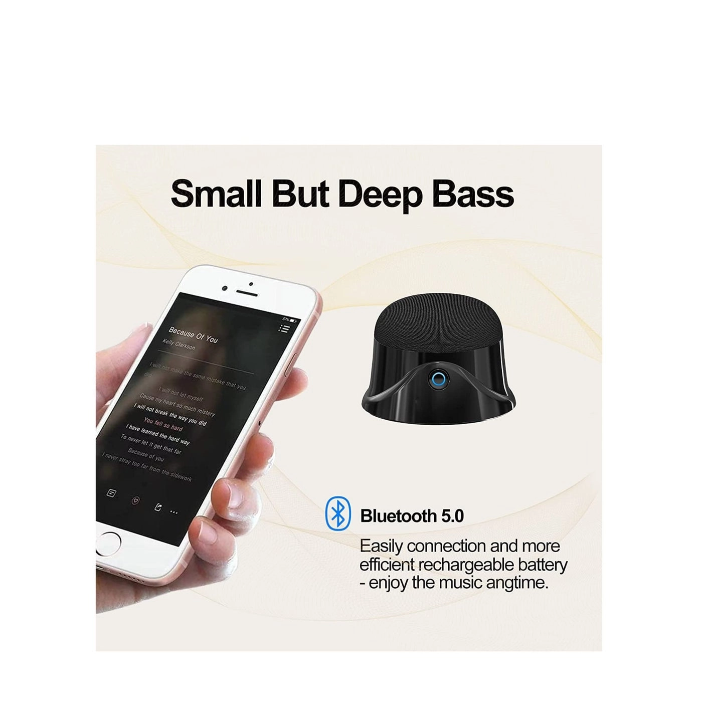 Portable Magnetic Small Bluetooth Speaker - 5W