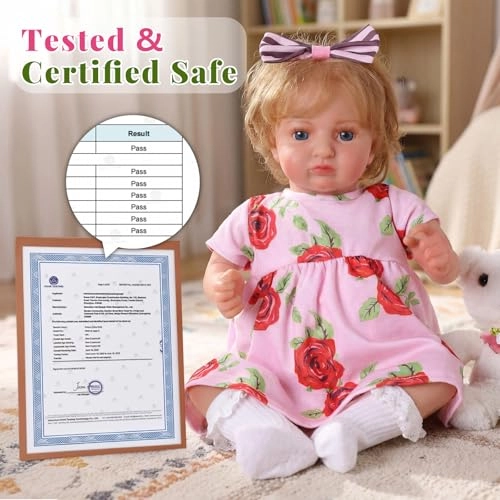 Reborn Doll - Vinyl Cloth Body Ages 3+