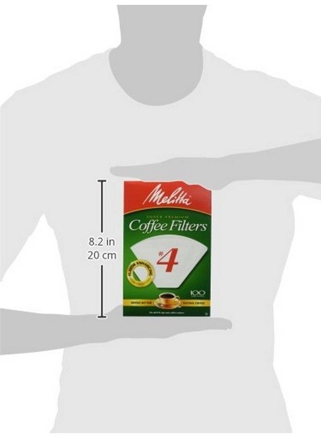 Super Premium Cone Coffee Filters - #4 100 Count