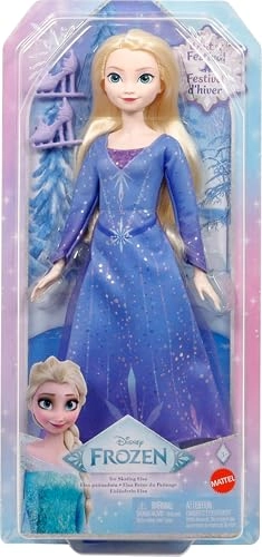 Elsa Fashion Doll - Plastic Ice-Skating Look Ages 3+