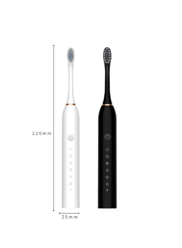 PSM brush - 6-Speed Sonic Vibration White Combo