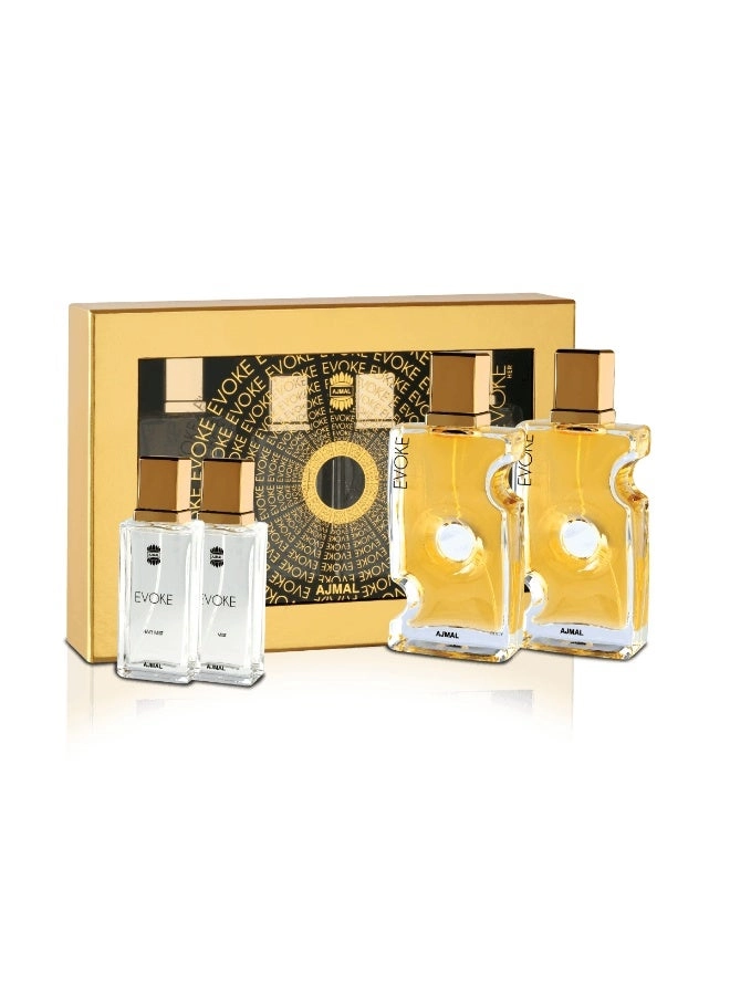 Evoke EDP - 75ml + Evoke Hair Mist - 50ml + Evoke Body Mist - 50ml - Floral