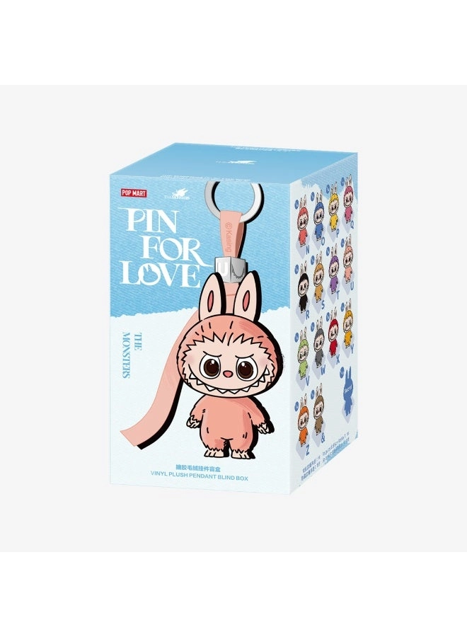 Labubu - The Monsters Pin For Love Vinyl Plush Pendant