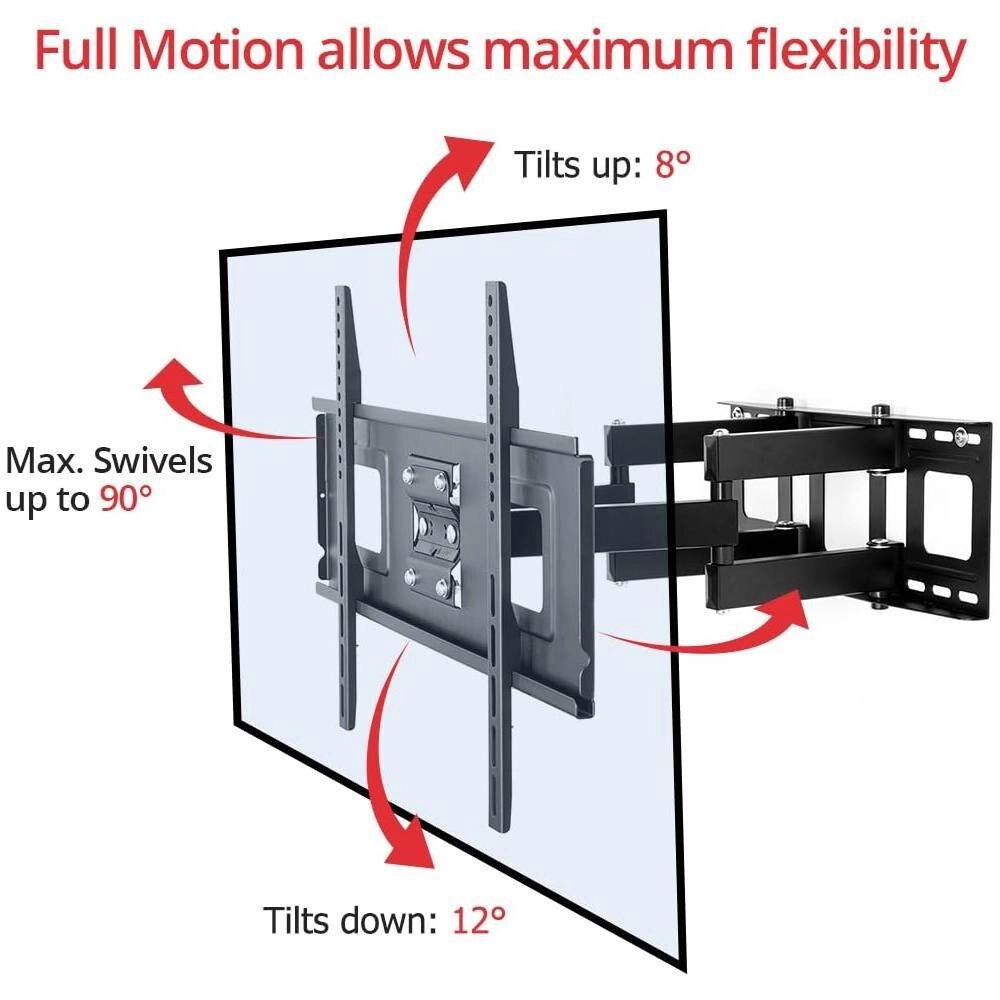 Full Motion Articulating TV Wall Mount Bracket - 32-70 Inch