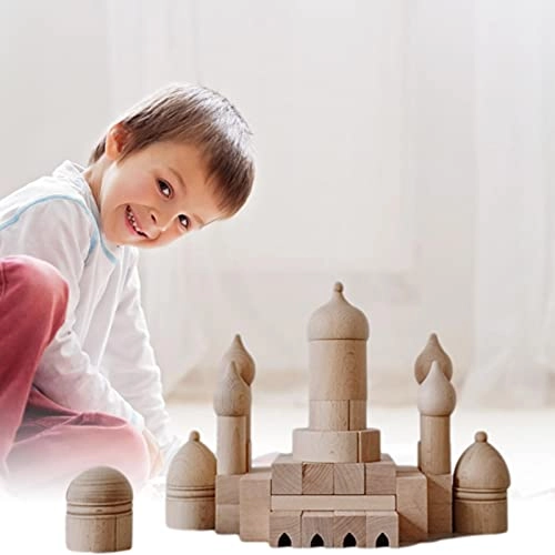 Wooden Castle Building Blocks - 1pcs