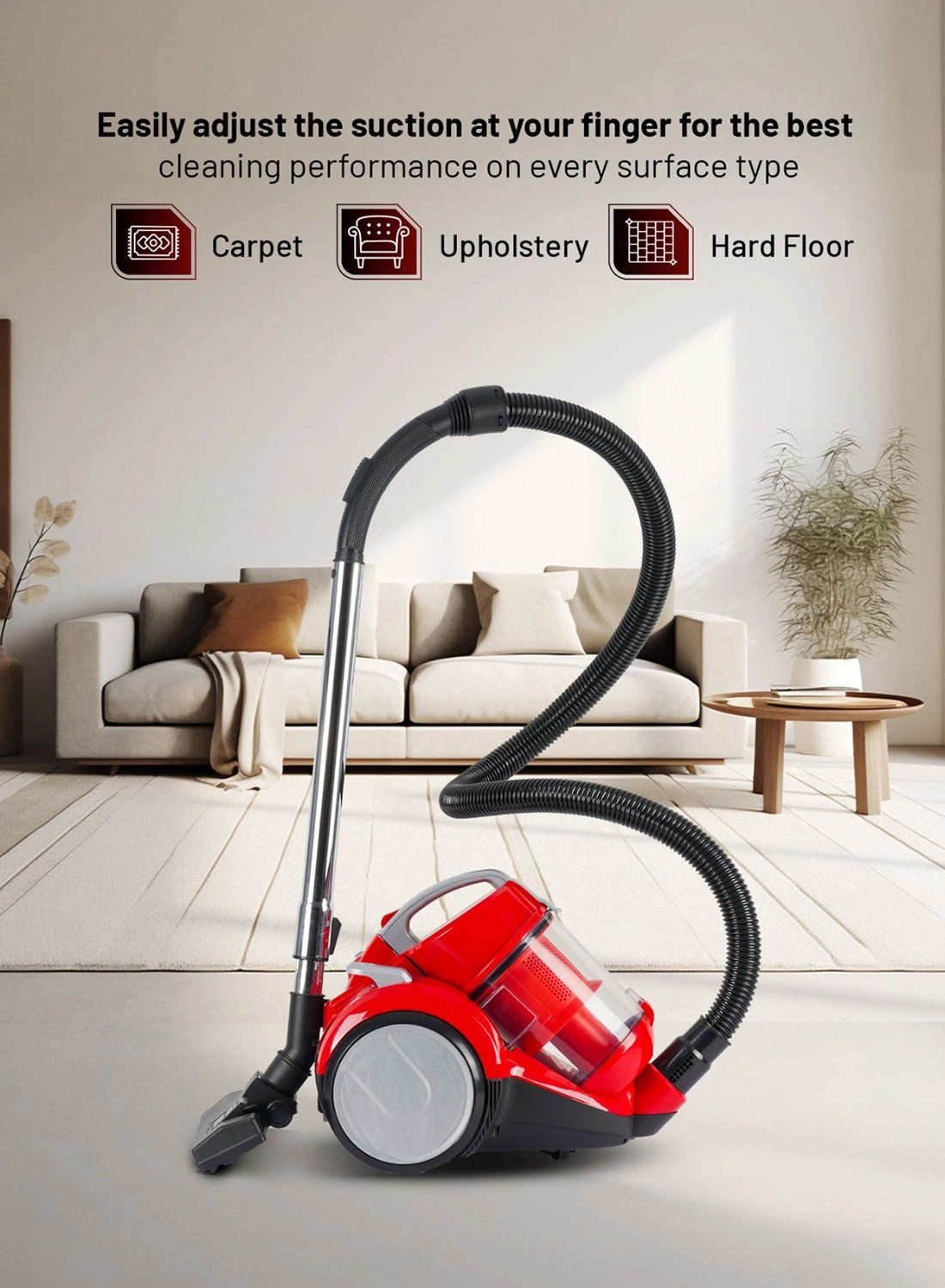 Cyclone Vacuum Cleaner (AF-2000VCRD)