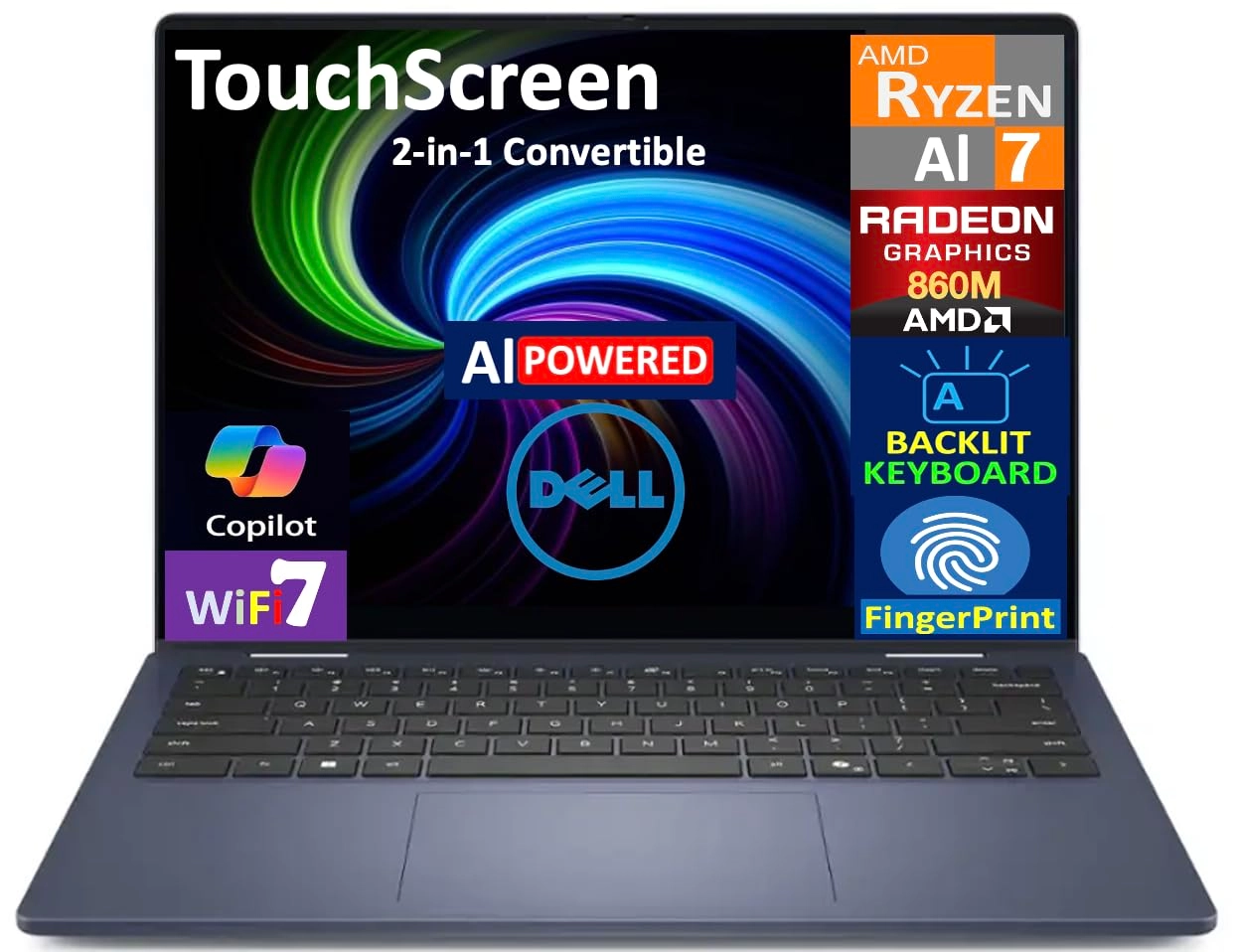 14 Plus 2-in-1 LDB04255-A369BLU-PUS - 14'' Ryzen AI 7 350 16GB DDR5 2TB SSD