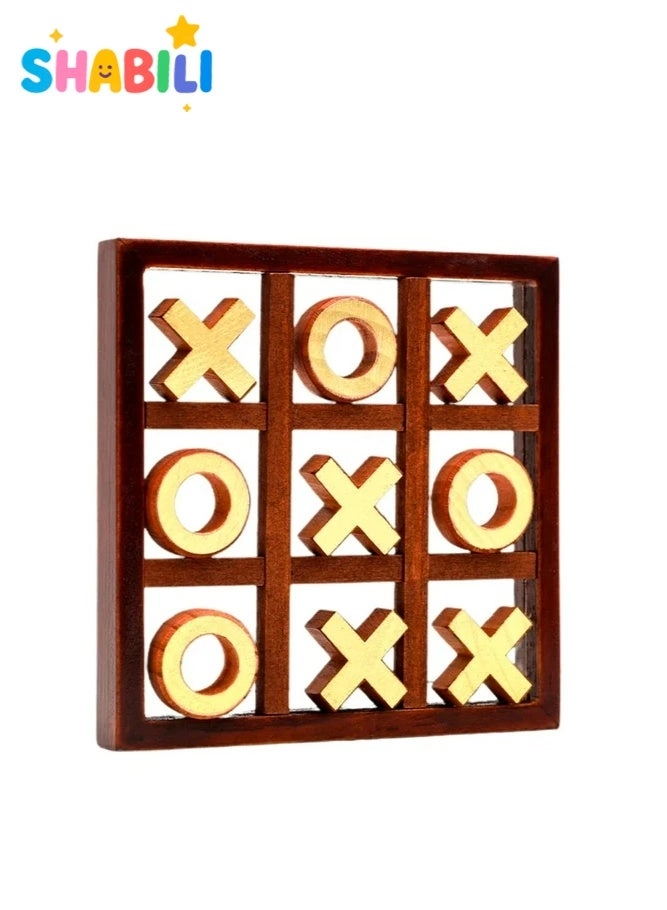 SHABILI Tic Tac Toe Wooden Puzzle