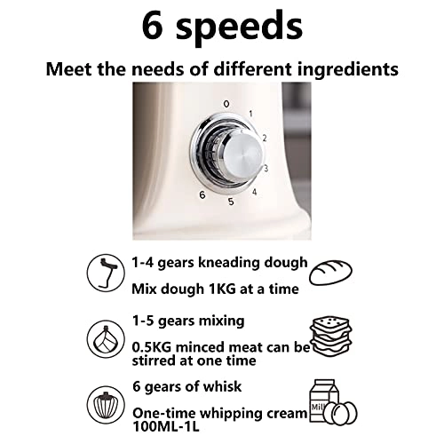 Kitchen Electric Mixer - 4.2L 1000W