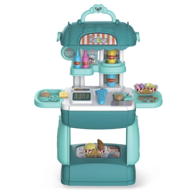 SAM BOX FZE ROLE PLAY SHOPKEEPER/SUPERMARKET TOY SET SATCHEL - 35 Pcs (025158014686)