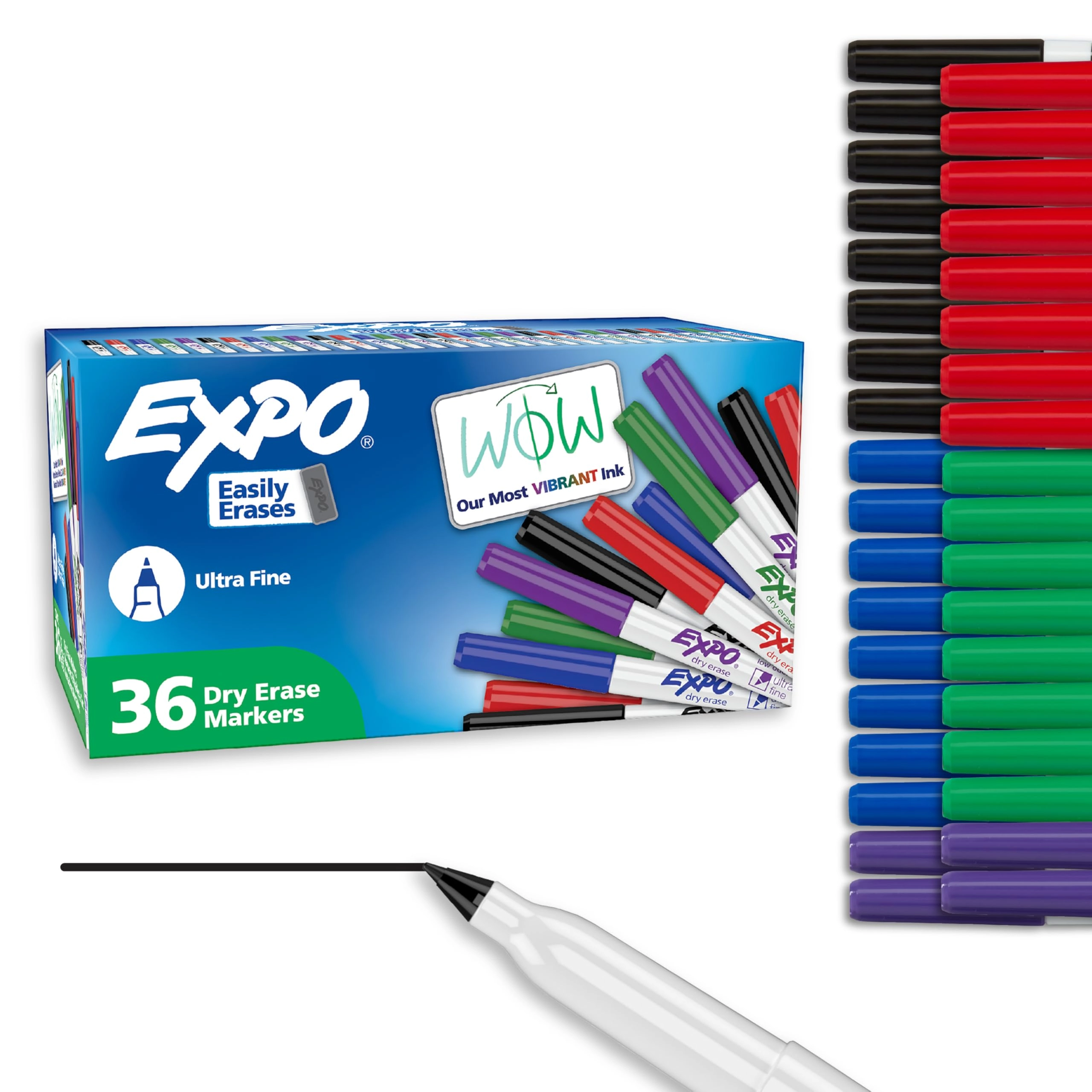Dry Erase Markers - Assorted Ultra Fine