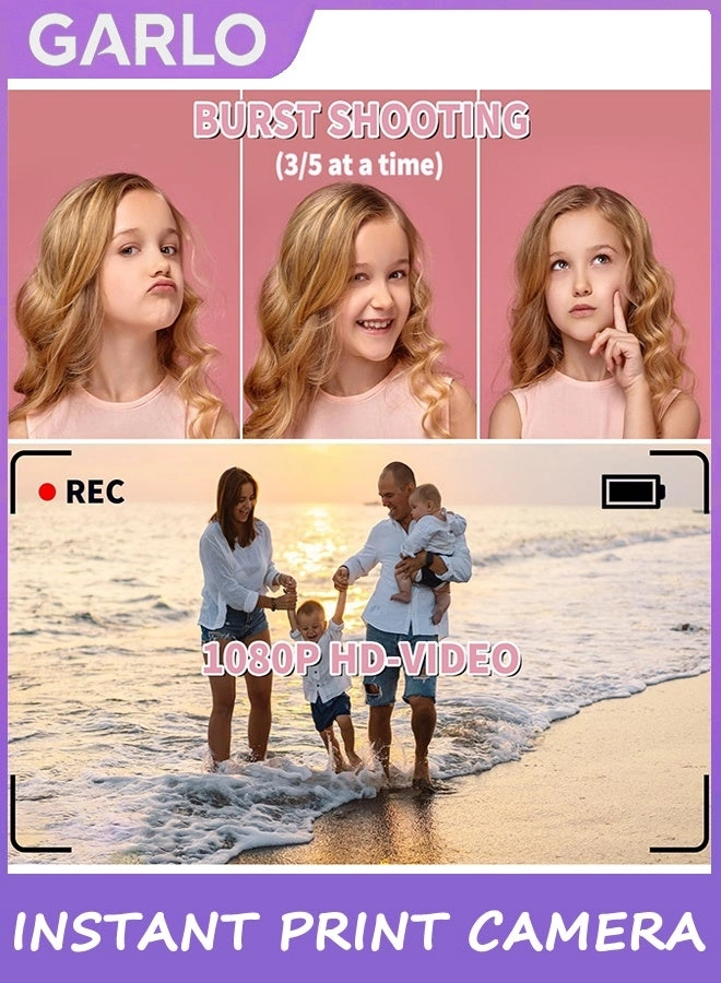 Instant Print Camera - 32GB SD Card 1080P