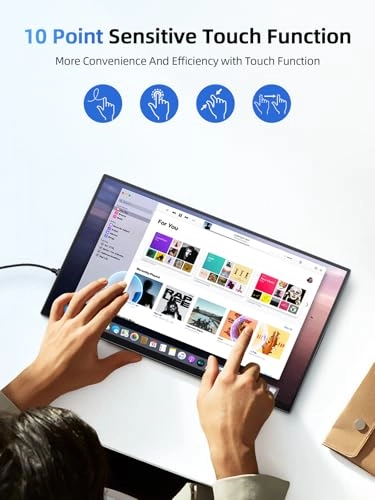 Portable Monitor - FHD 1080P 15.6 Inches