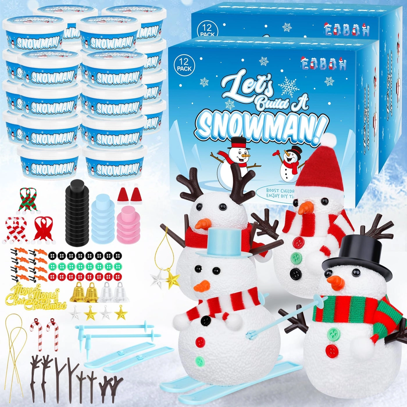 Build a Snowman Kit - 24 Pack