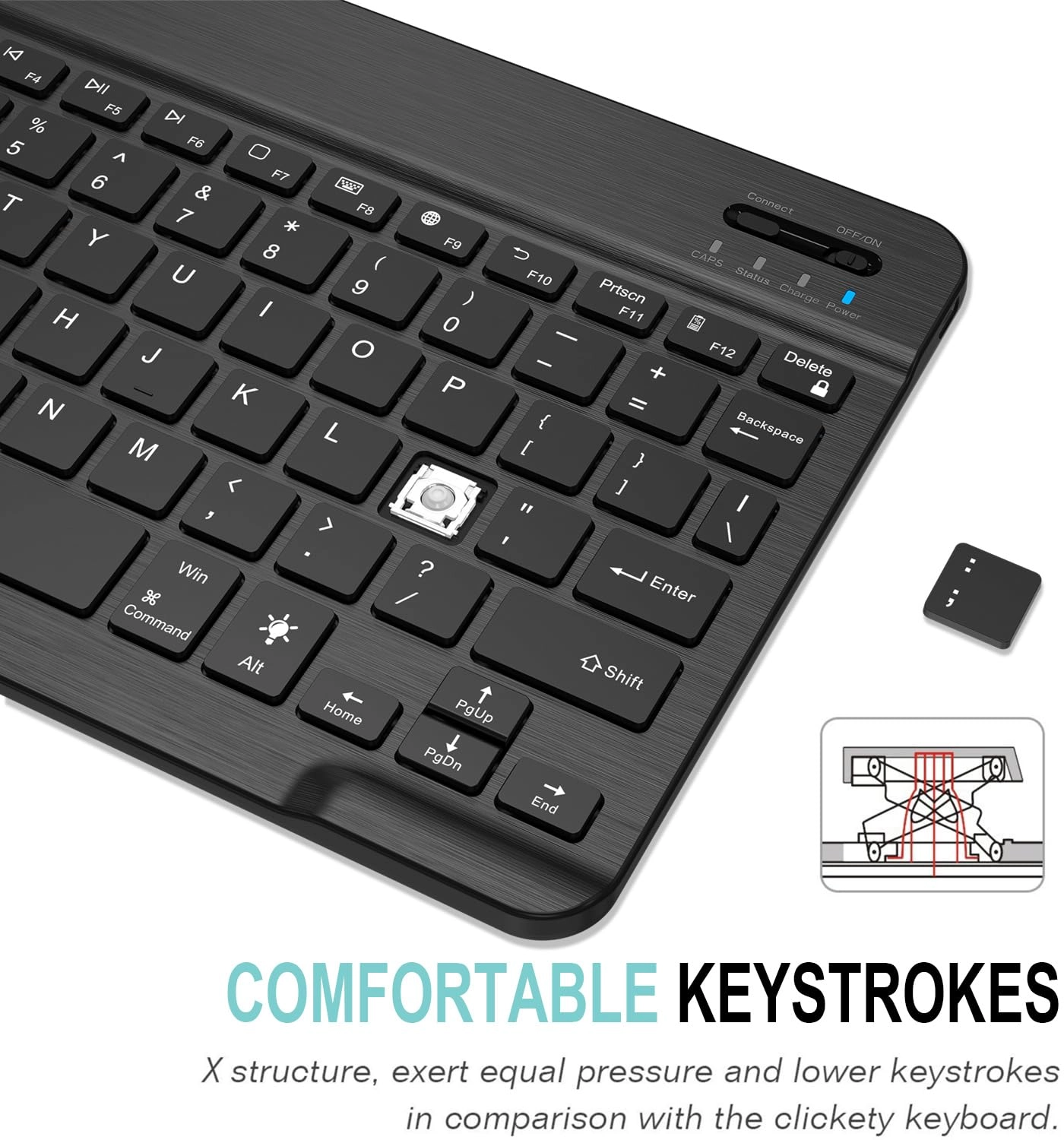 Universal Backlit Bluetooth Touch TV Keyboard - US Wireless