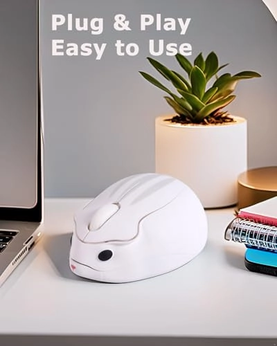 Hamster Shape Optical Mouse - Wireless