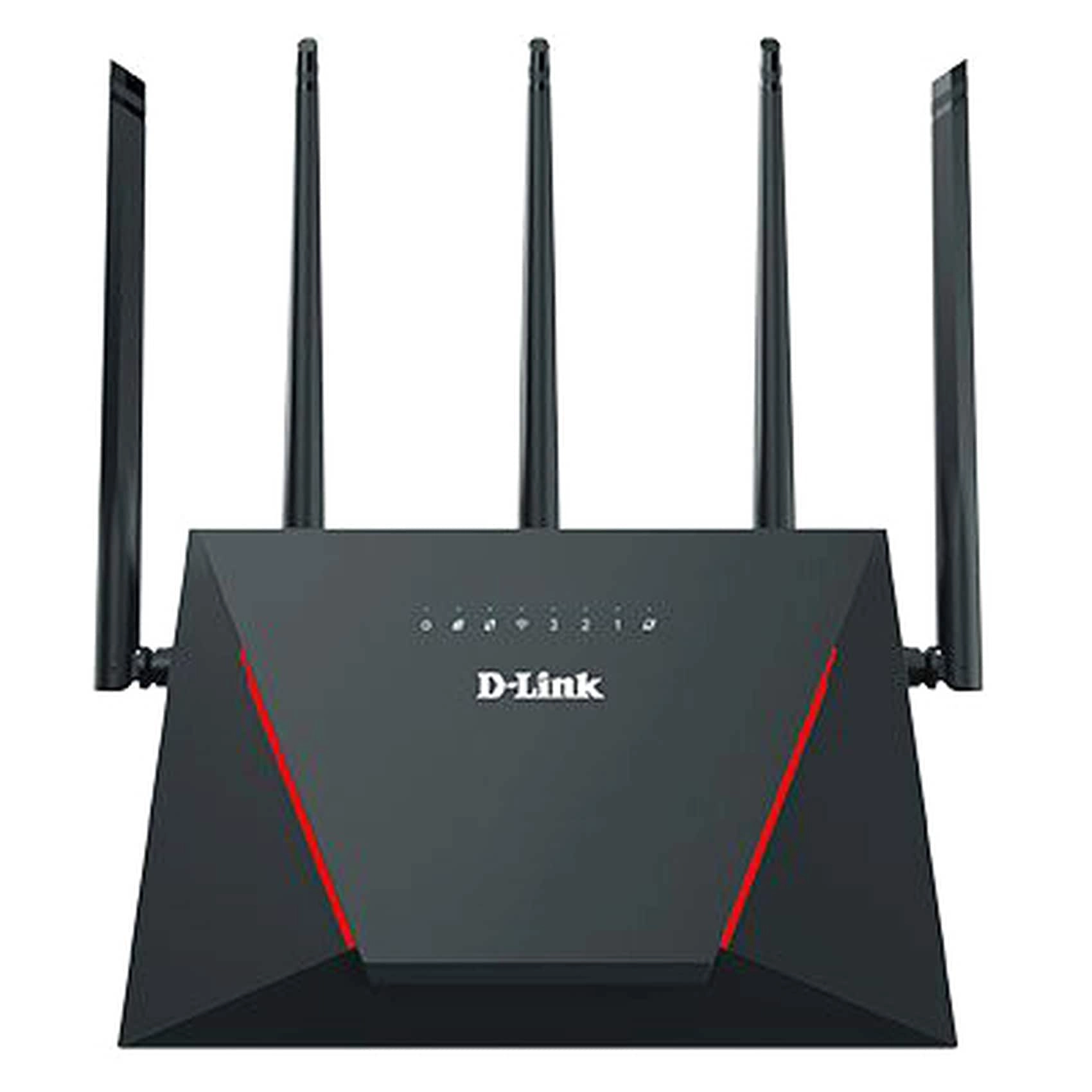 D-Link DIR-X3000Z - 5GHz: 2402 Mbps and 2.4GHz: 574 Mbps IEEE 802.11ax/ac/n/a 5 GHz and IEEE 802.11ax/n/b/g 2.4 GHz