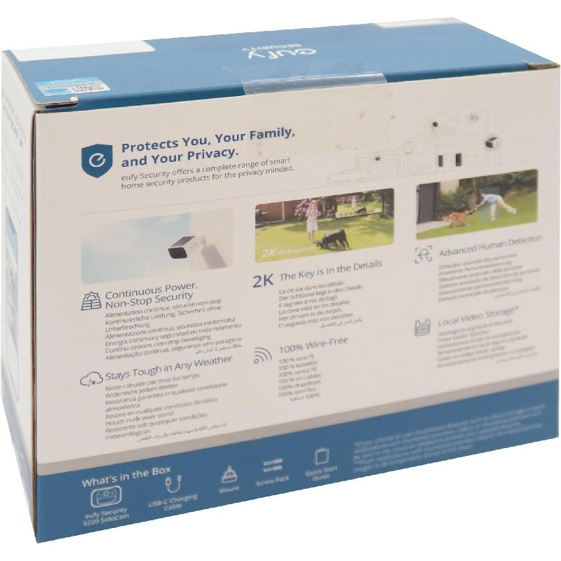 Security Cameras - Bluetooth/Wi-Fi White