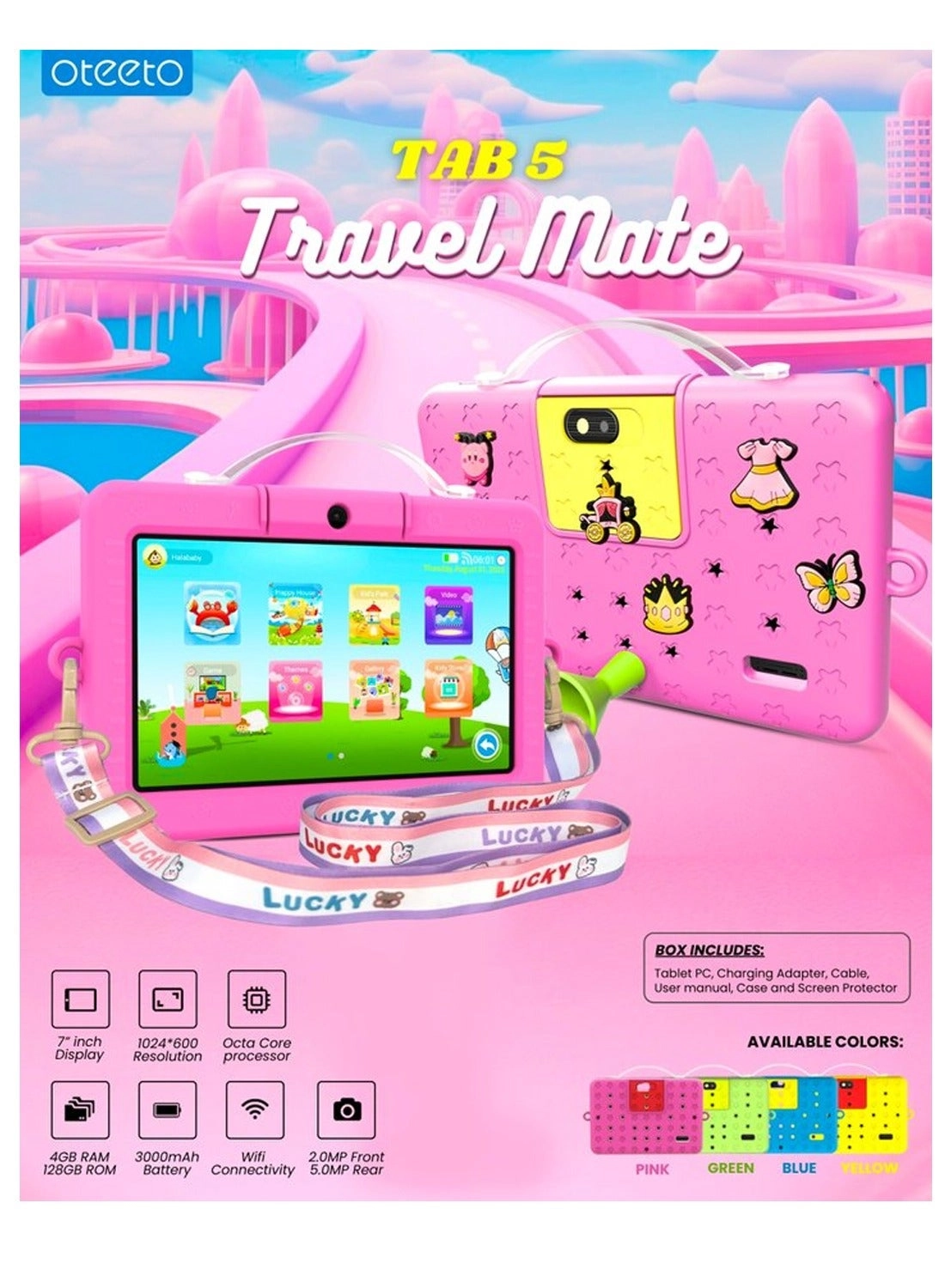 K2 Tablet - 4GB 7 Inch 128GB