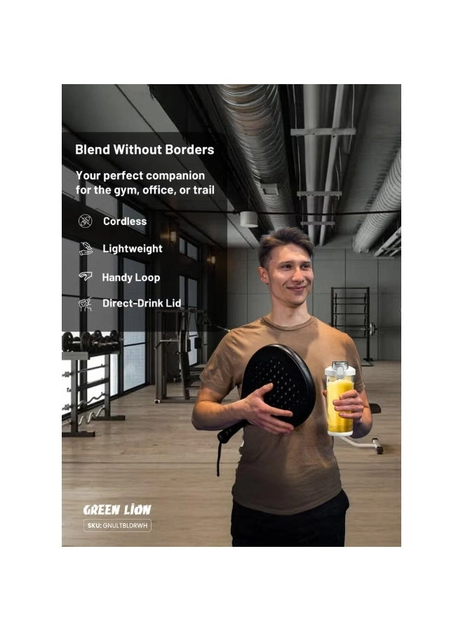 Ultimate Blender - IP67 Waterproof, 6 Powerful Blades, Type-C Charging