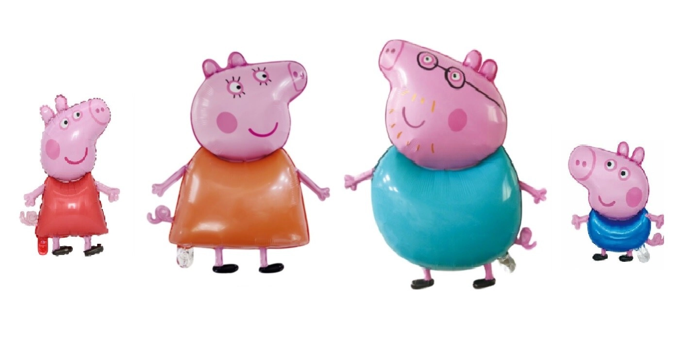 JOLLITY LLC Peppa pig - 4pcs/lot Birthday Party Baby Shower