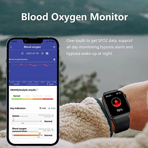 Fitness Activity Monitor - Heart Rate Blood Oxygen Blood Pressure