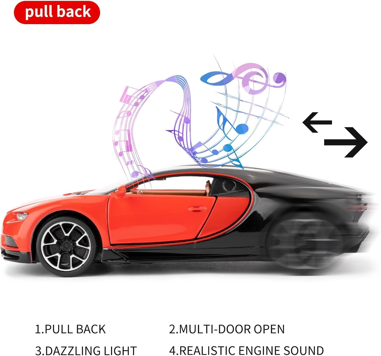 BUGATI CHIRON - 1:32 1pcs
