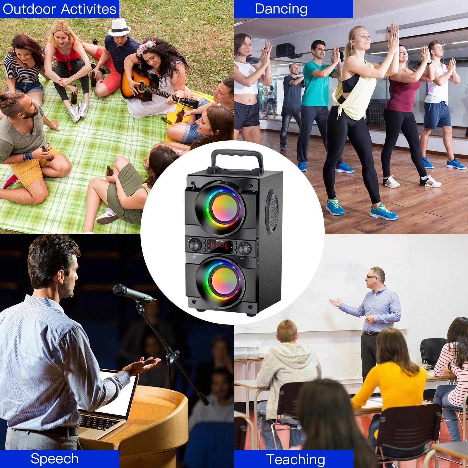 Portable Bluetooth Speaker - 60W