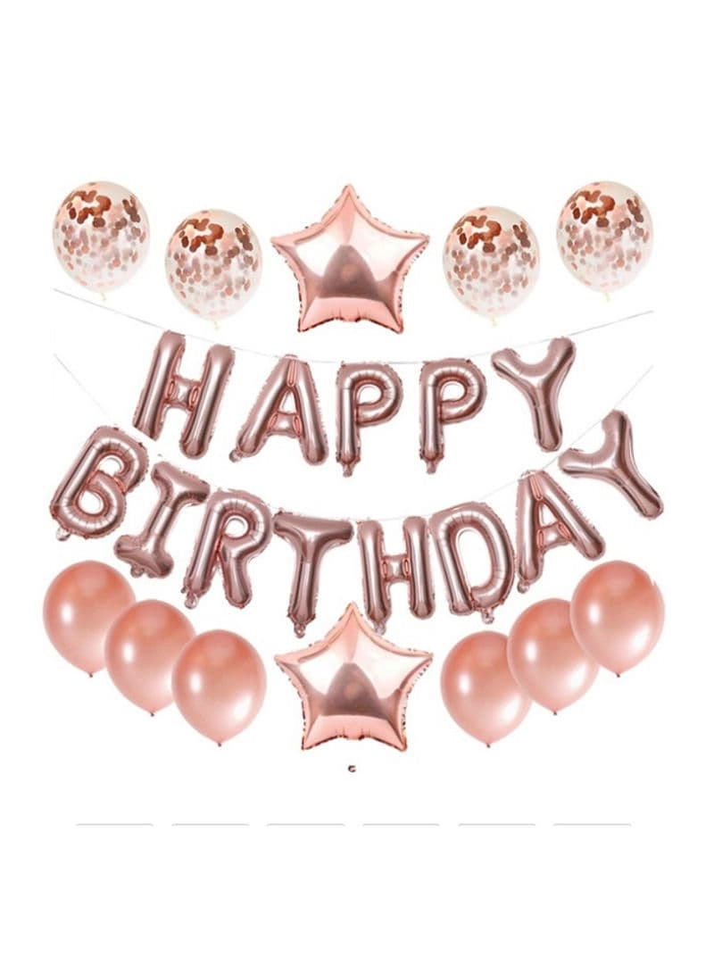 Decorative Foil Balloon - 25-Piece