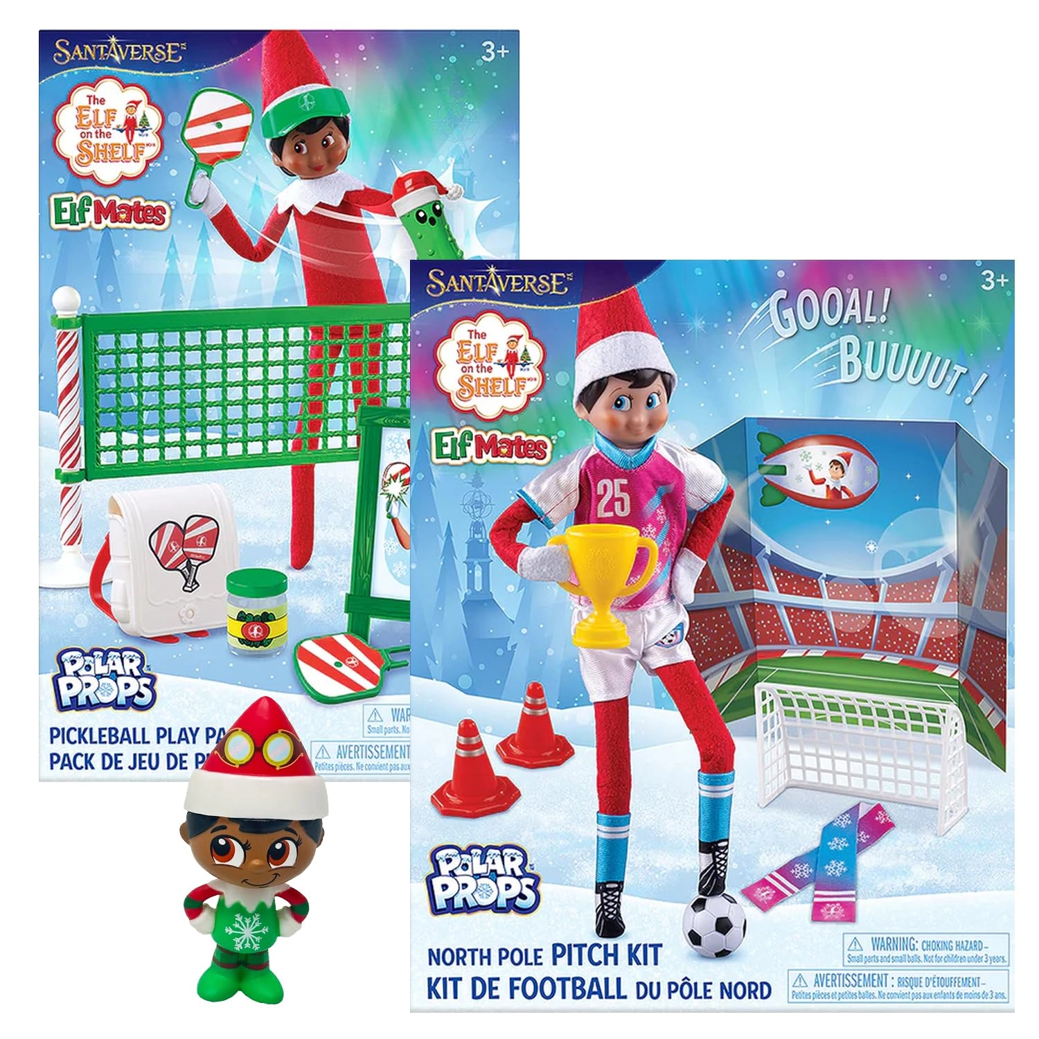 The Elf on the Shelf Clausmonaut + Might Super Hero + Karate Kicks