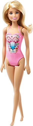 Barbie Fashion & Beauty Beach Doll - Orange Swimsuit Ages 3+