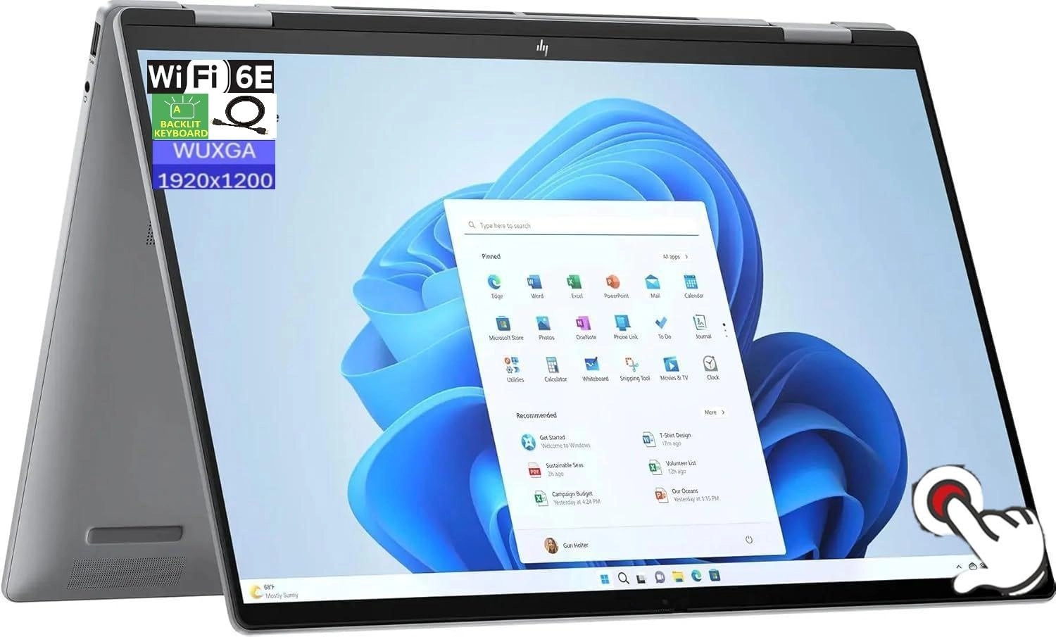 HP Envy - 16'' Ryzen 5 8GB DDR5 512GB SSD