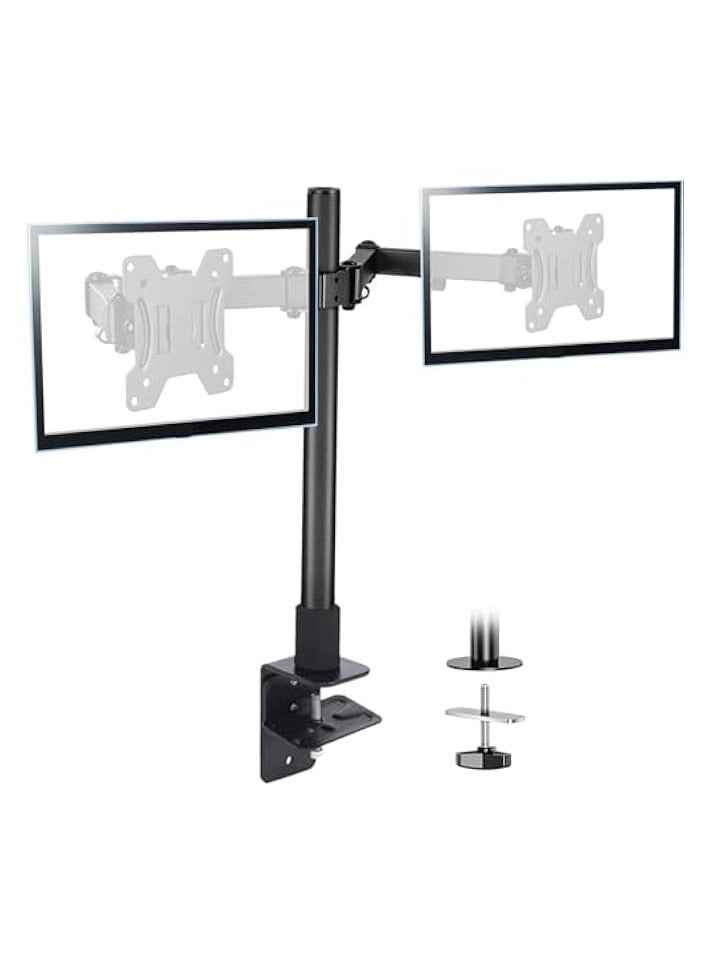 Dual Monitor Stand - 32 inch 75mm x 75mm 100mm x 100mm