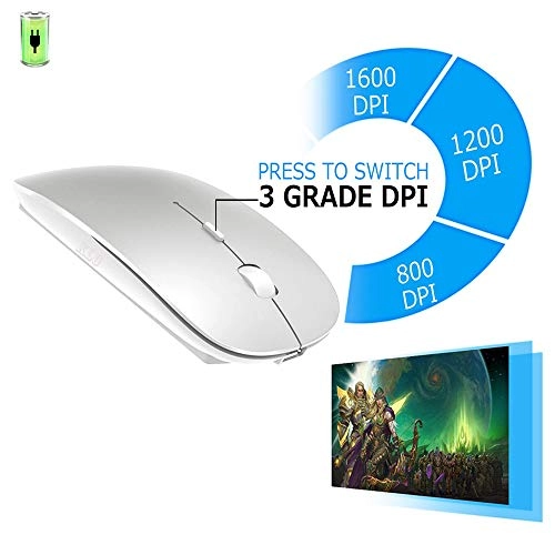 LED Rechargeable Mouse - Bluetooth