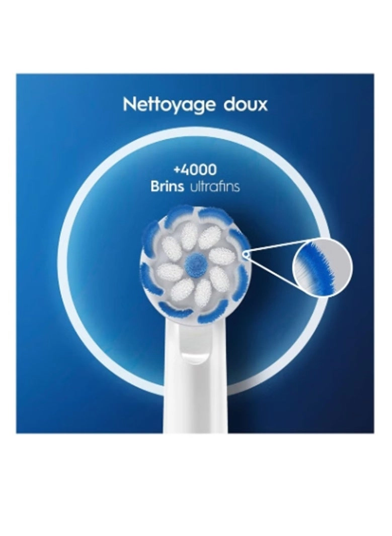 Sensitive Clean - Pack of 8 Extra Soft Bristles
