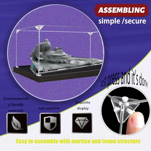 Acrylic Display Case for Lego 75394 - Dustproof Transparent Acrylic