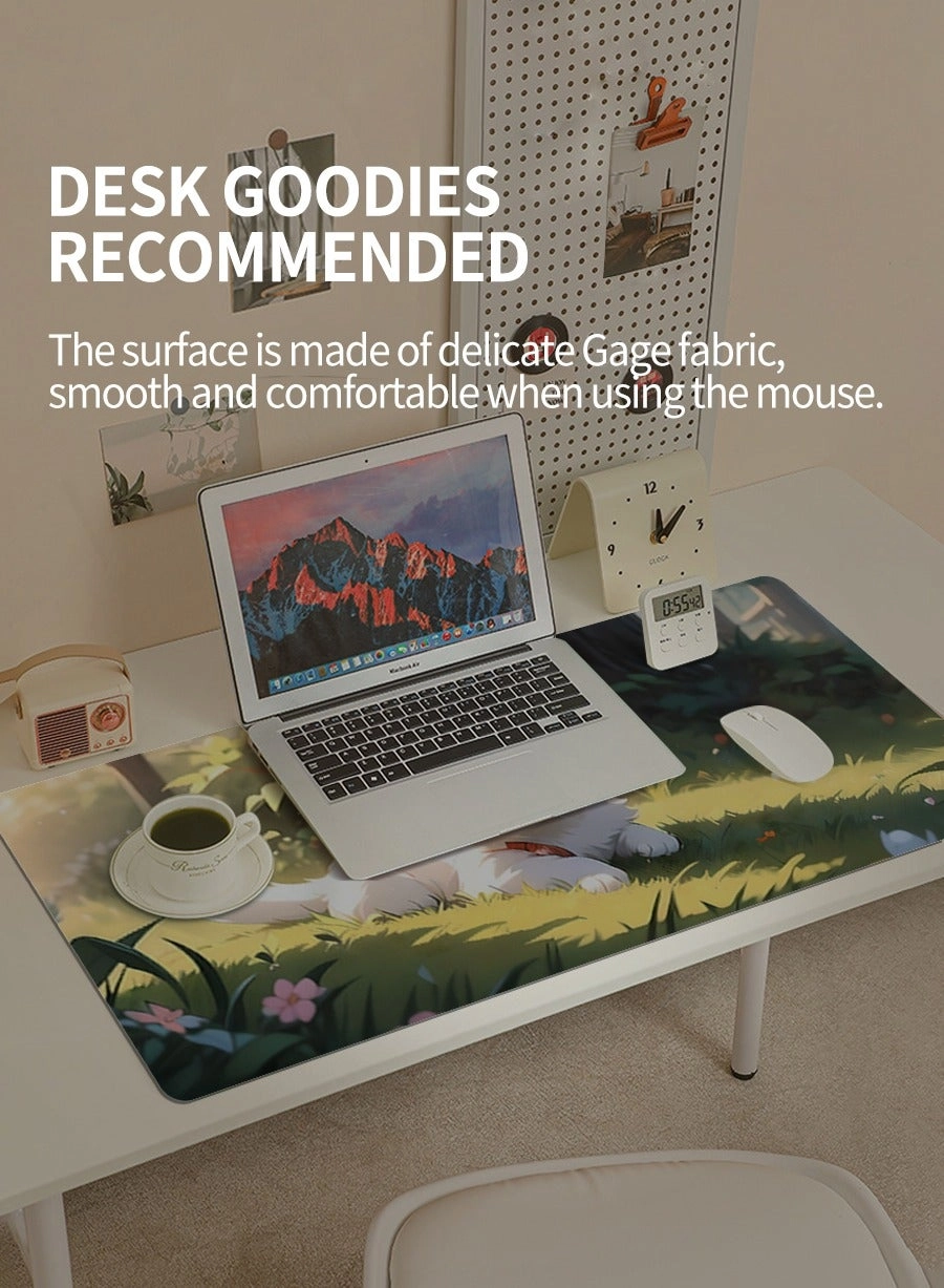 Anime Large Rubber Gaming Mouse Pad - 80x30 cm