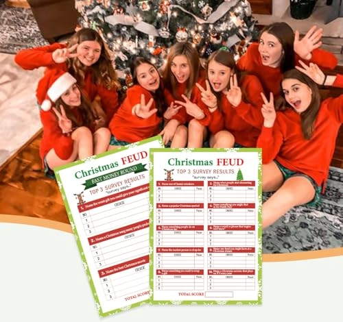 Christmas Family Feud Game - 15 years and up 35 pieces