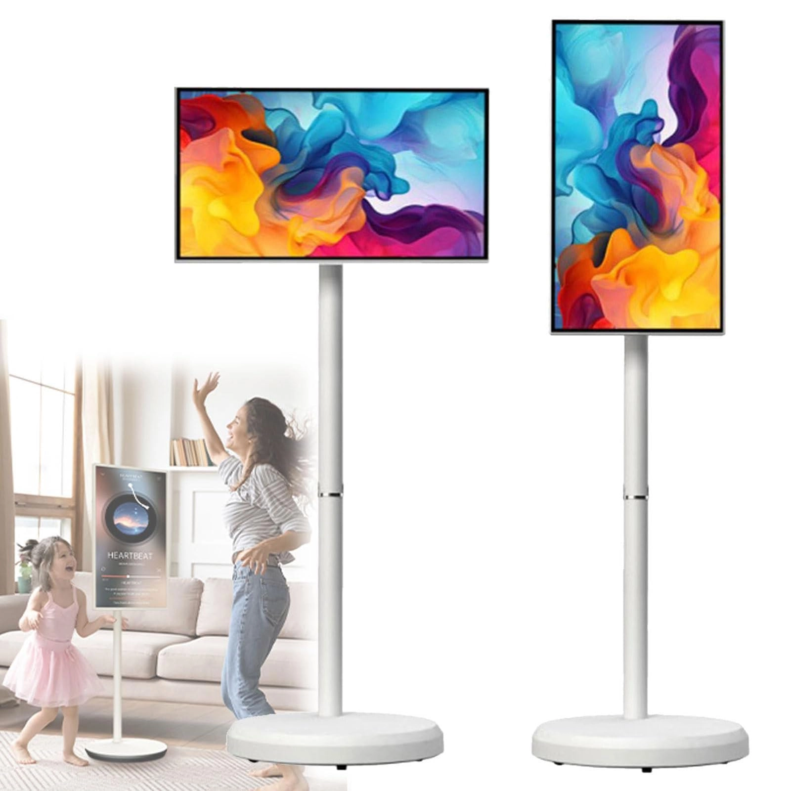 JODAIS Portable TV Monitor - 1080p 21.5-Inch