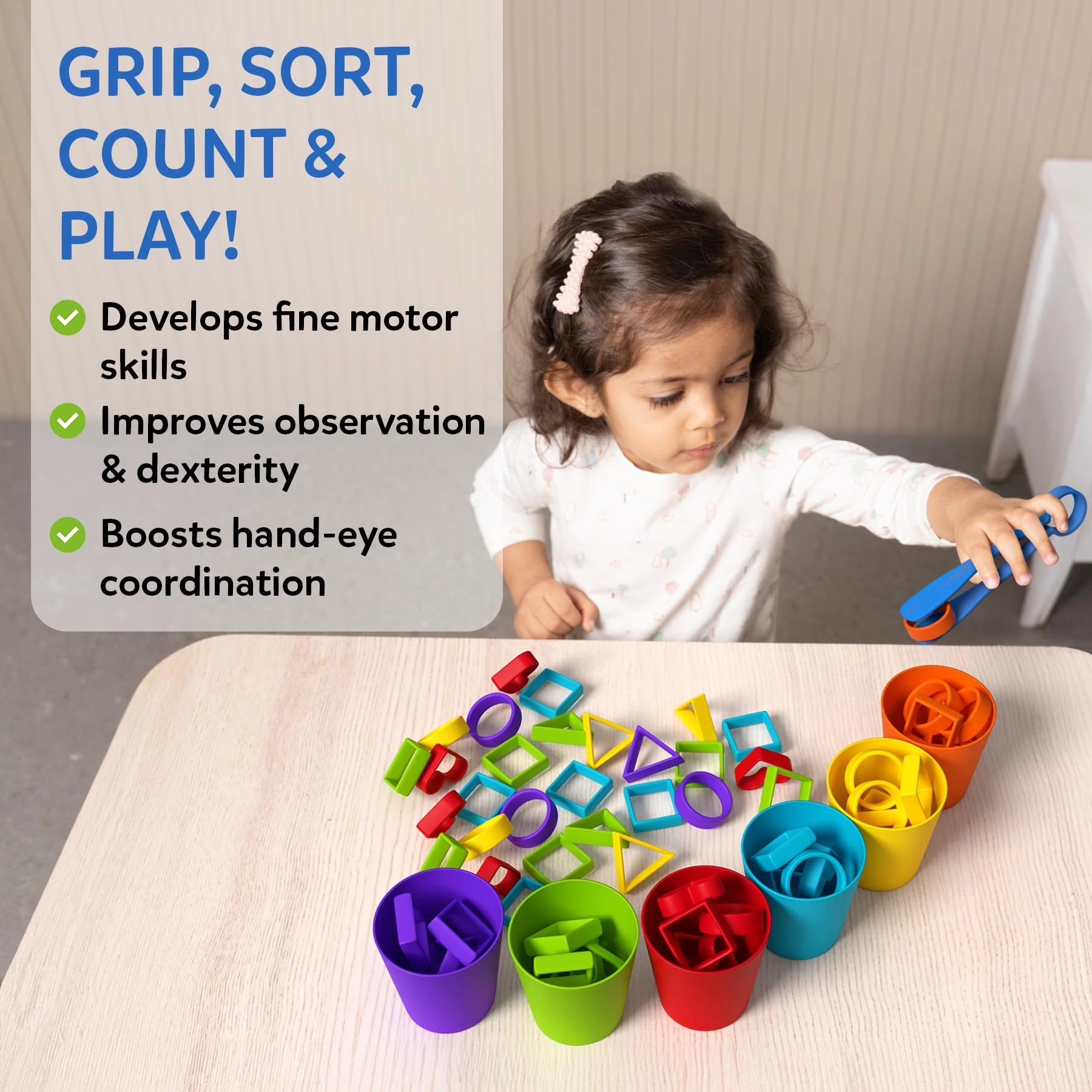 Silicone Rainbow Sorting - Ages 3, 4, 5, 6 1 Piece