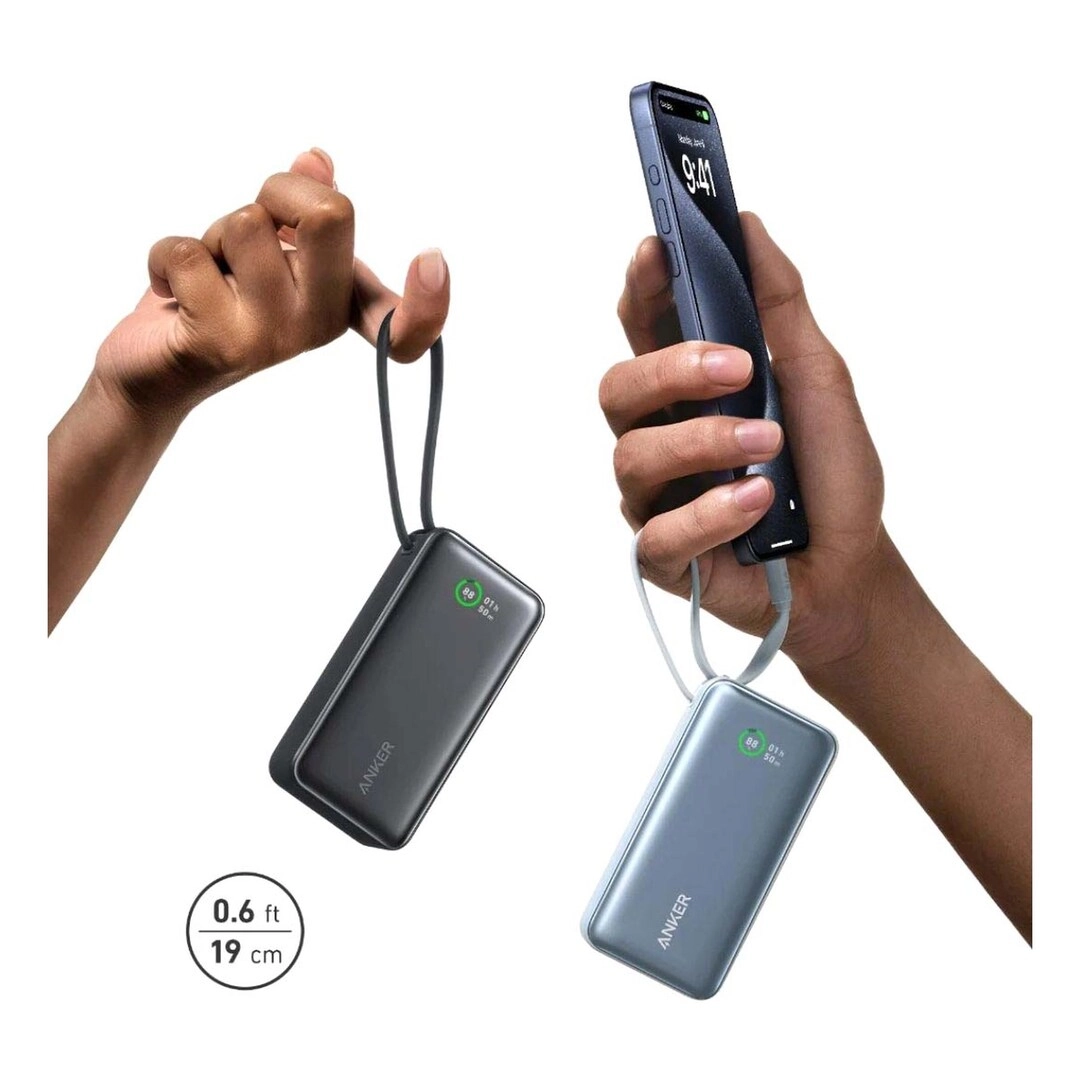 Nano Power Bank - 10000 mAh 30W Fast charging Single USB-C