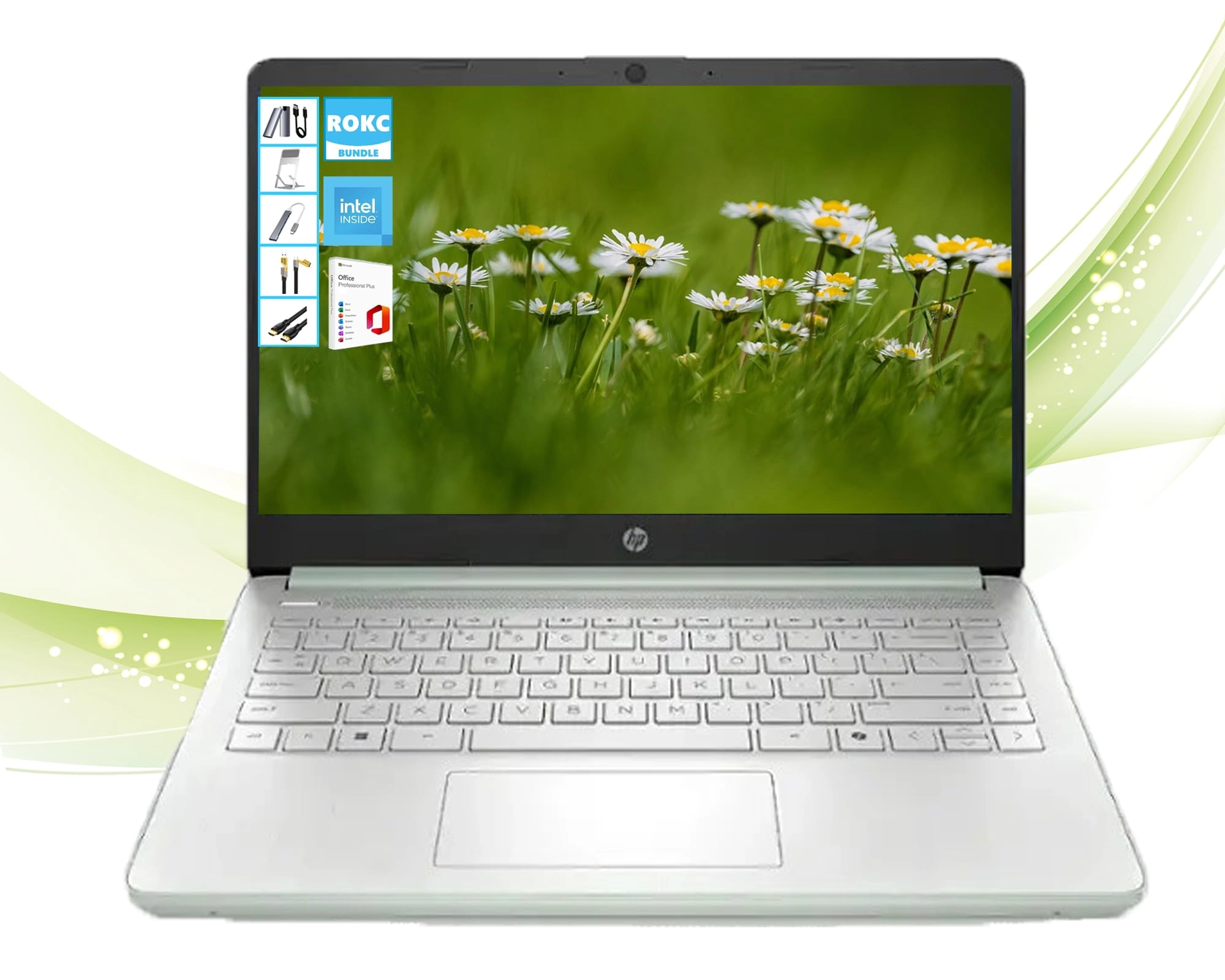 14 Laptop Computer Laptop 14-dq6011dx - 14'' N150 16GB DDR4 128GB UFS + 256GB MSD Card